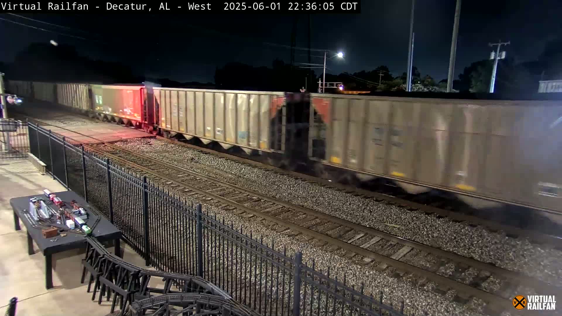 Decatur Nortfolk Southern Railway Depot Junction Live Cam - Decatur, Morgan, Alabama, USA