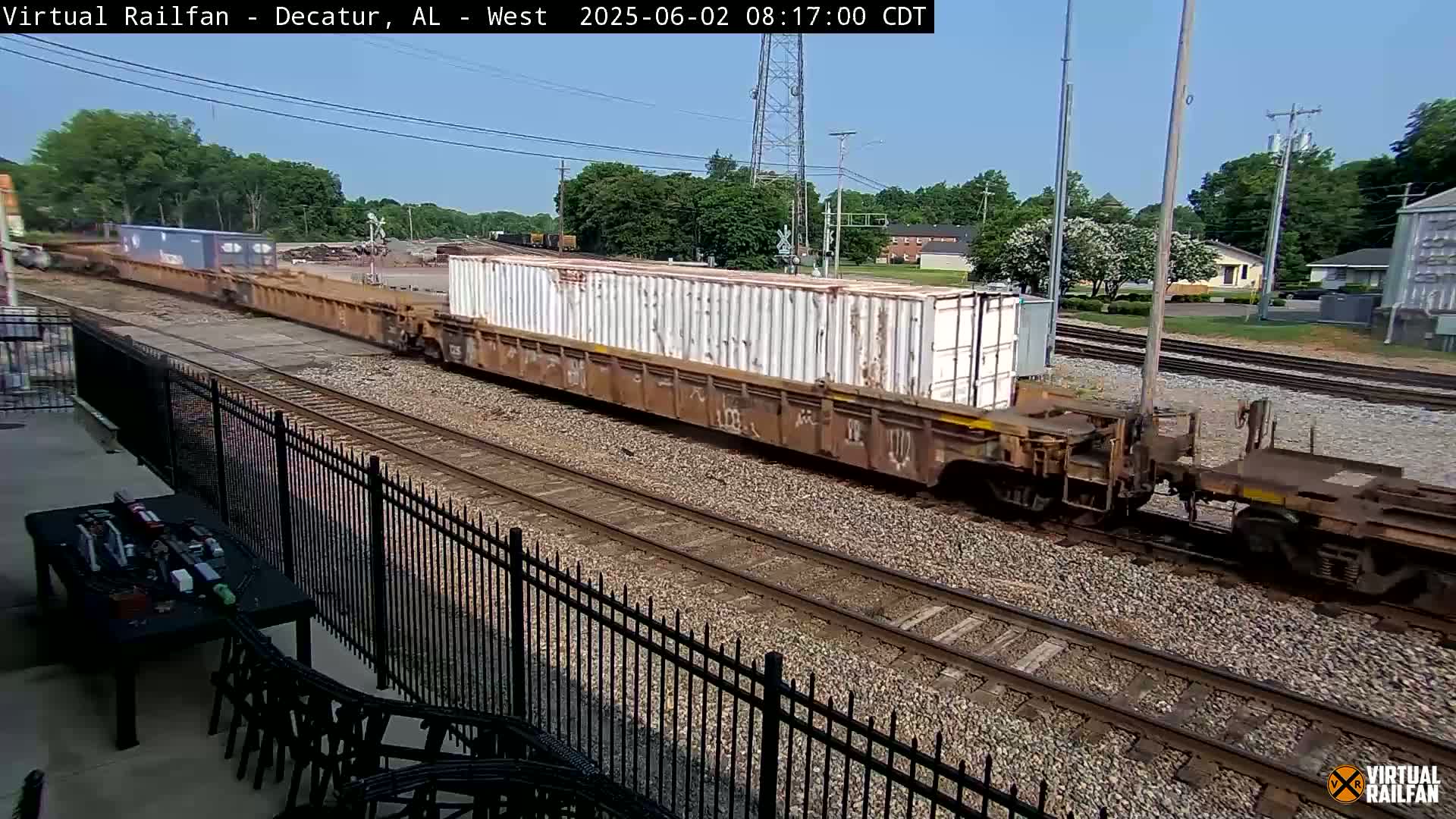 Decatur Nortfolk Southern Railway Depot Junction Live Cam - Decatur, Morgan, Alabama, USA