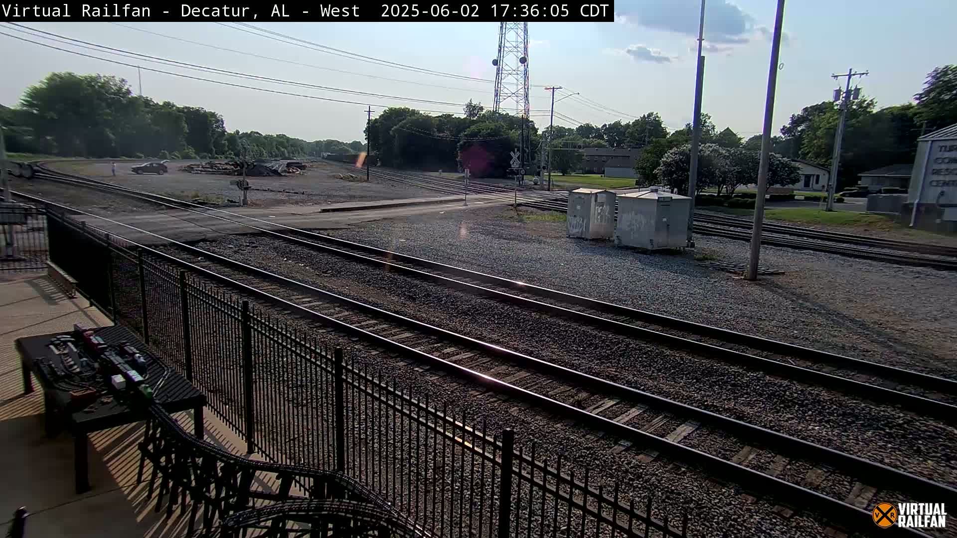 Decatur Nortfolk Southern Railway Depot Junction Live Cam - Decatur, Morgan, Alabama, USA