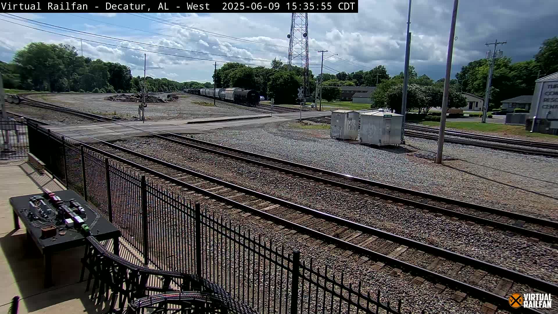 Decatur Nortfolk Southern Railway Depot Junction Live Cam - Decatur, Morgan, Alabama, USA