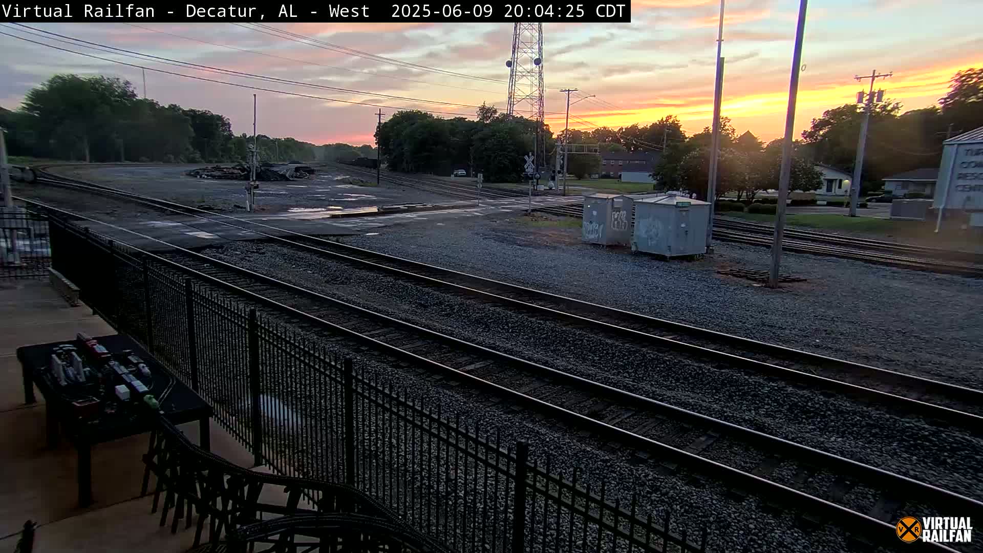 Decatur Nortfolk Southern Railway Depot Junction Live Cam - Decatur, Morgan, Alabama, USA