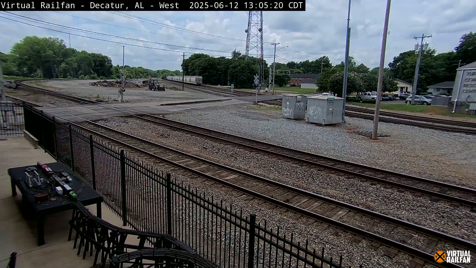 Decatur Nortfolk Southern Railway Depot Junction Live Cam - Decatur, Morgan, Alabama, USA