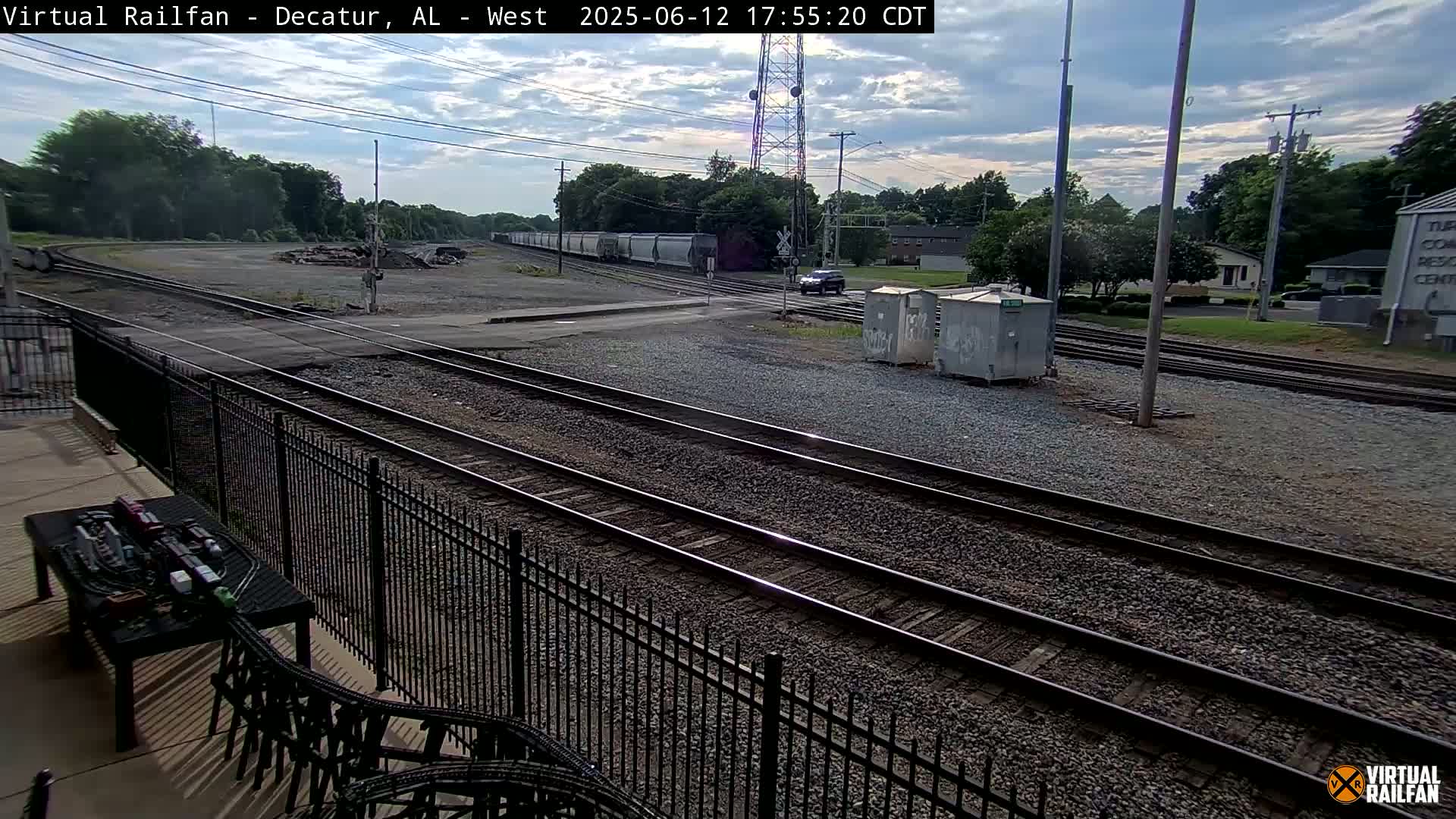 Decatur Nortfolk Southern Railway Depot Junction Live Cam - Decatur, Morgan, Alabama, USA