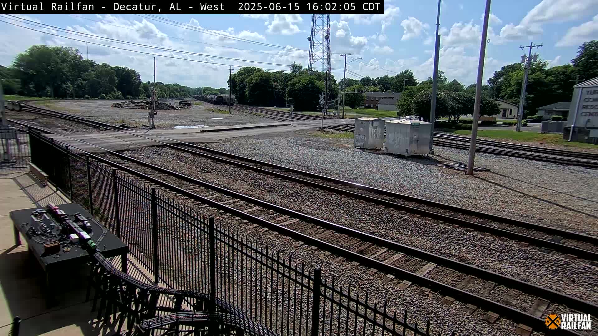 Decatur Nortfolk Southern Railway Depot Junction Live Cam - Decatur, Morgan, Alabama, USA