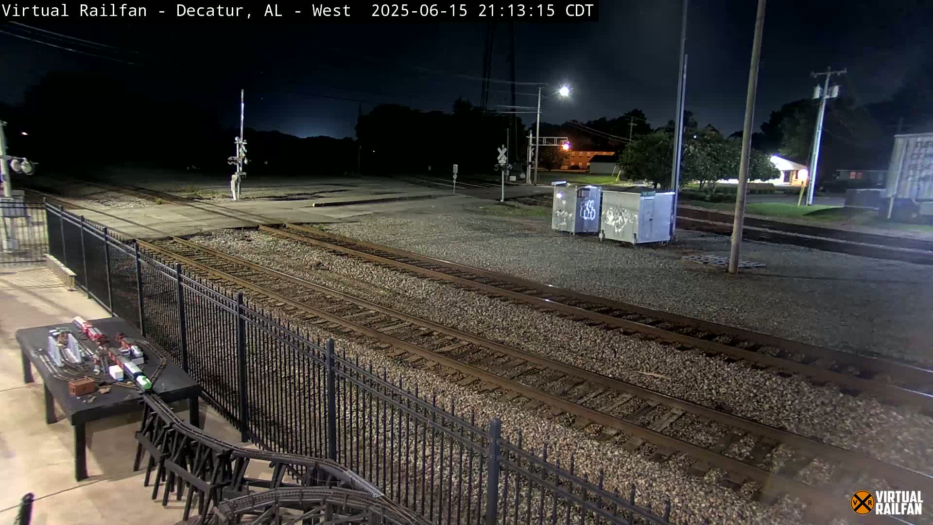 Decatur Nortfolk Southern Railway Depot Junction Live Cam - Decatur, Morgan, Alabama, USA