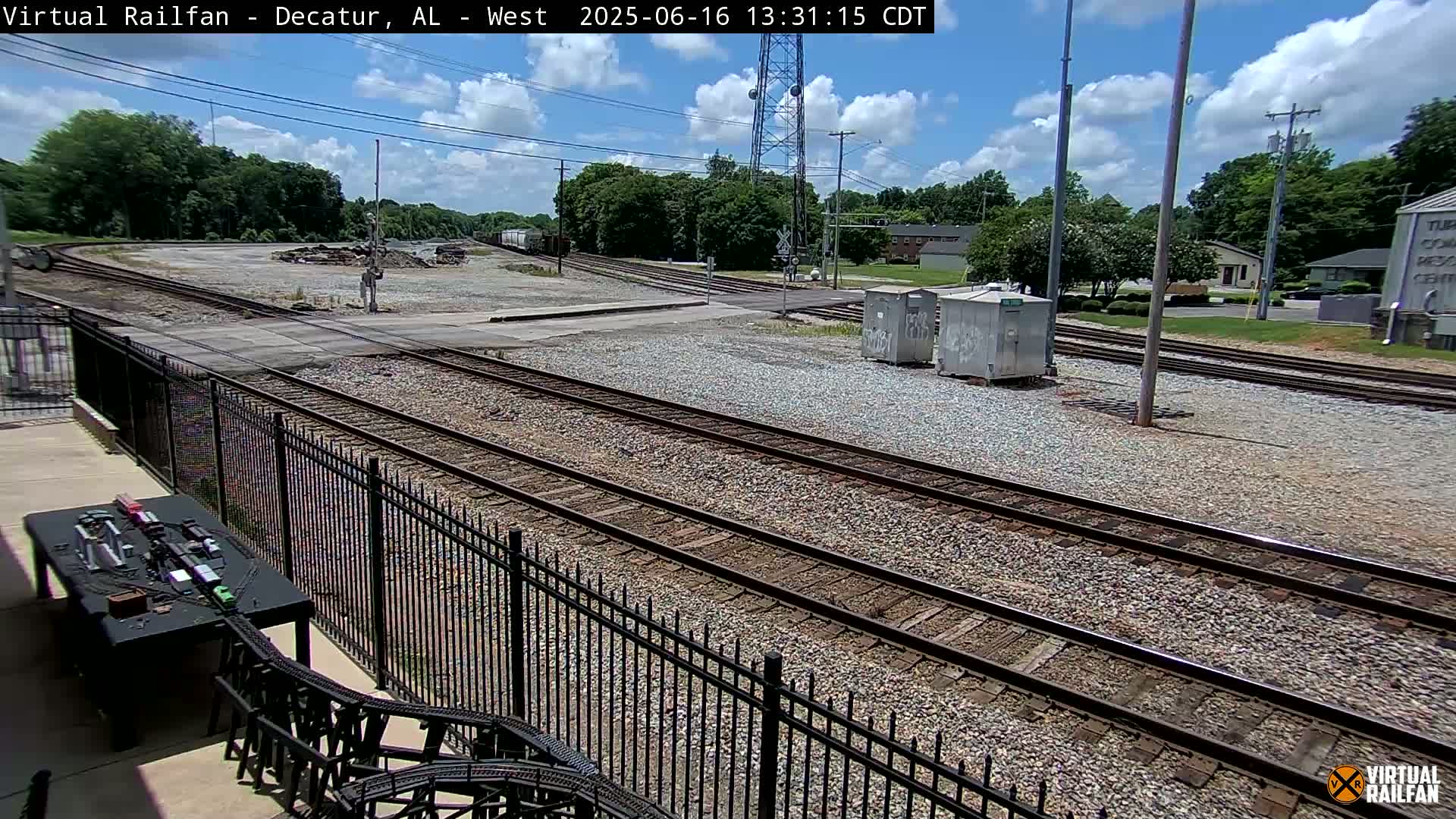 Decatur Nortfolk Southern Railway Depot Junction Live Cam - Decatur, Morgan, Alabama, USA
