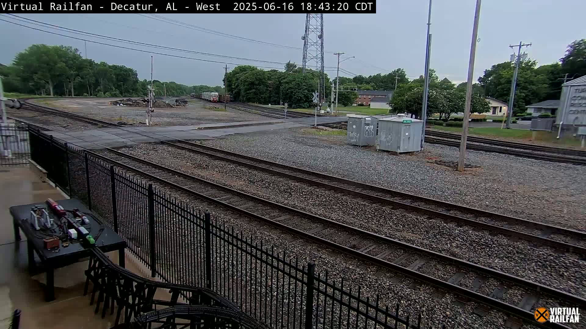 Decatur Nortfolk Southern Railway Depot Junction Live Cam - Decatur, Morgan, Alabama, USA