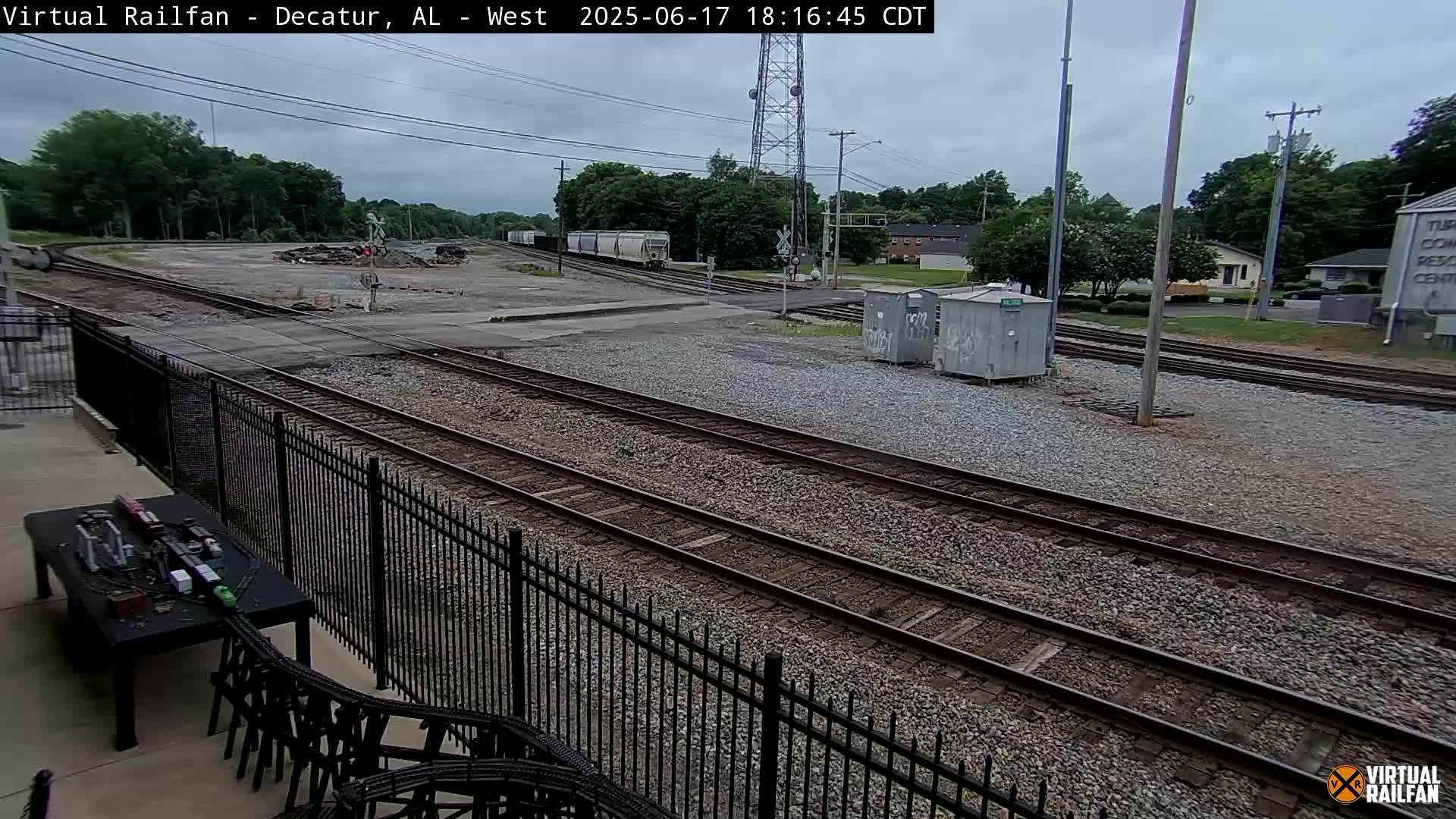 Decatur Nortfolk Southern Railway Depot Junction Live Cam - Decatur, Morgan, Alabama, USA