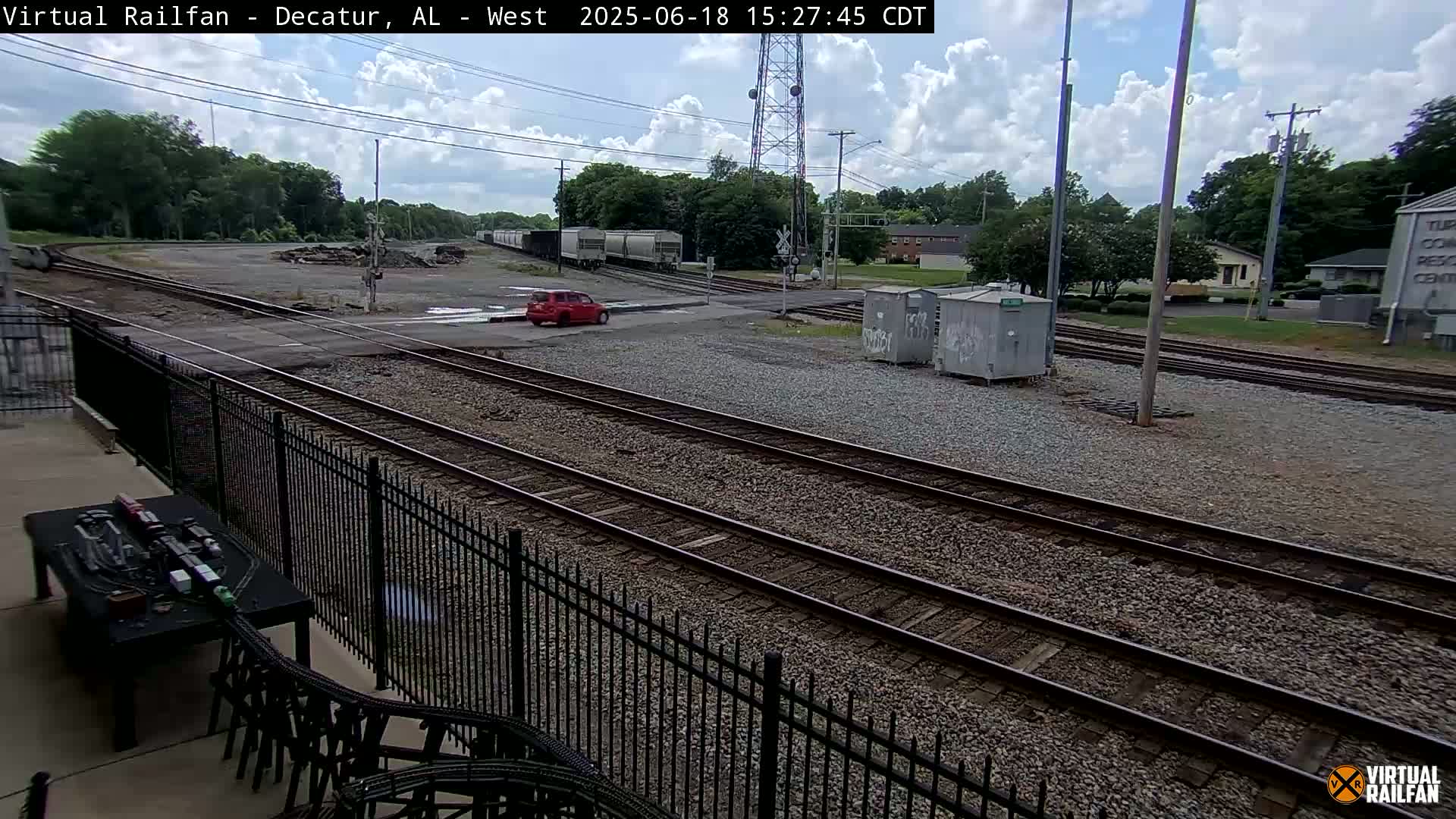 Decatur Nortfolk Southern Railway Depot Junction Live Cam - Decatur, Morgan, Alabama, USA