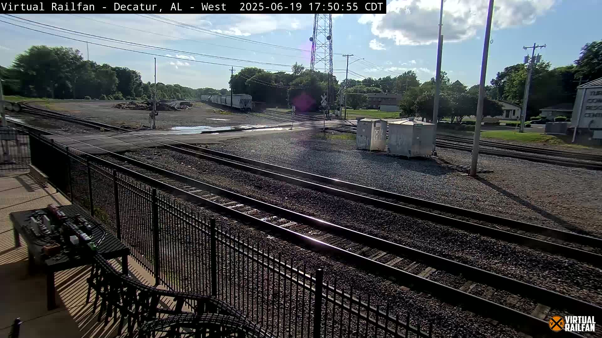Decatur Nortfolk Southern Railway Depot Junction Live Cam - Decatur, Morgan, Alabama, USA