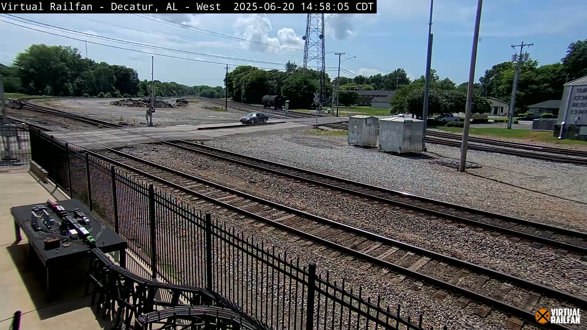 Decatur Nortfolk Southern Railway Depot Junction Live Cam - Decatur, Morgan, Alabama, USA