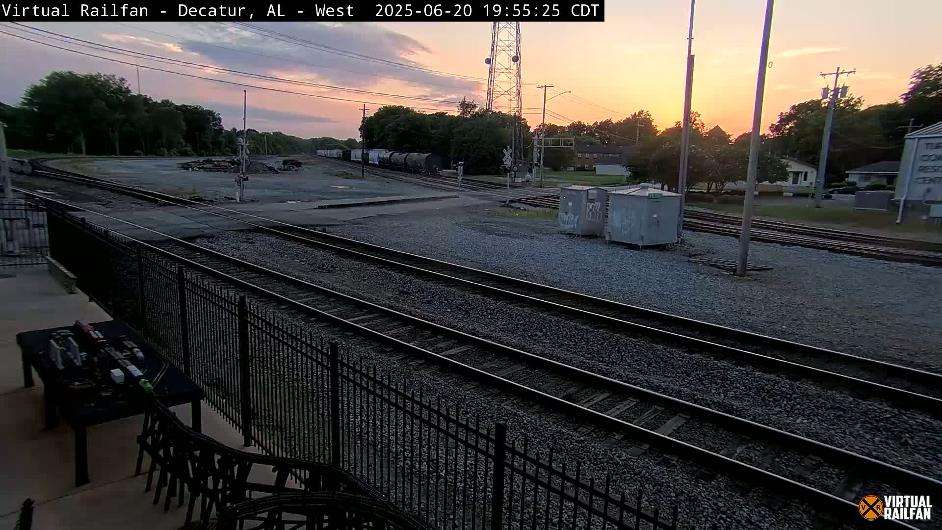 Decatur Nortfolk Southern Railway Depot Junction Live Cam - Decatur, Morgan, Alabama, USA