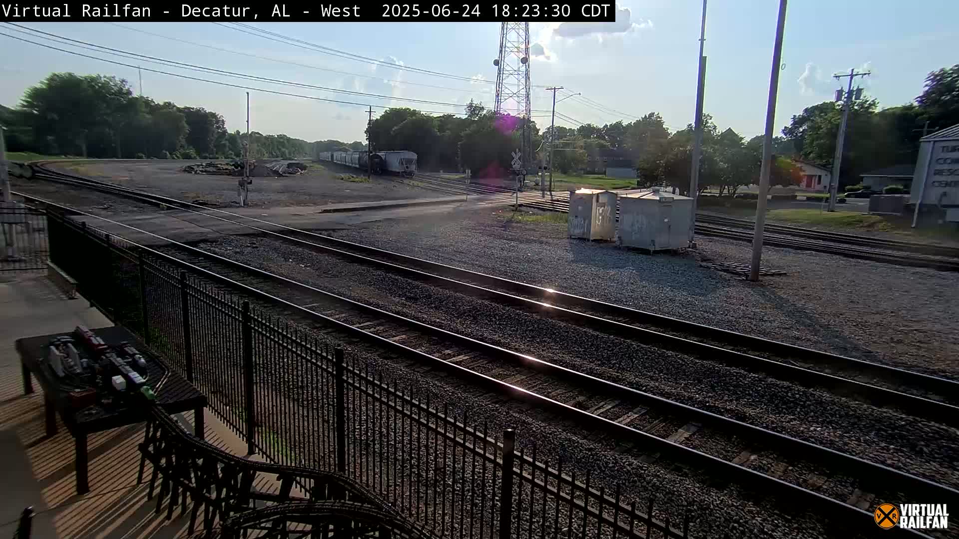 Decatur Nortfolk Southern Railway Depot Junction Live Cam - Decatur, Morgan, Alabama, USA