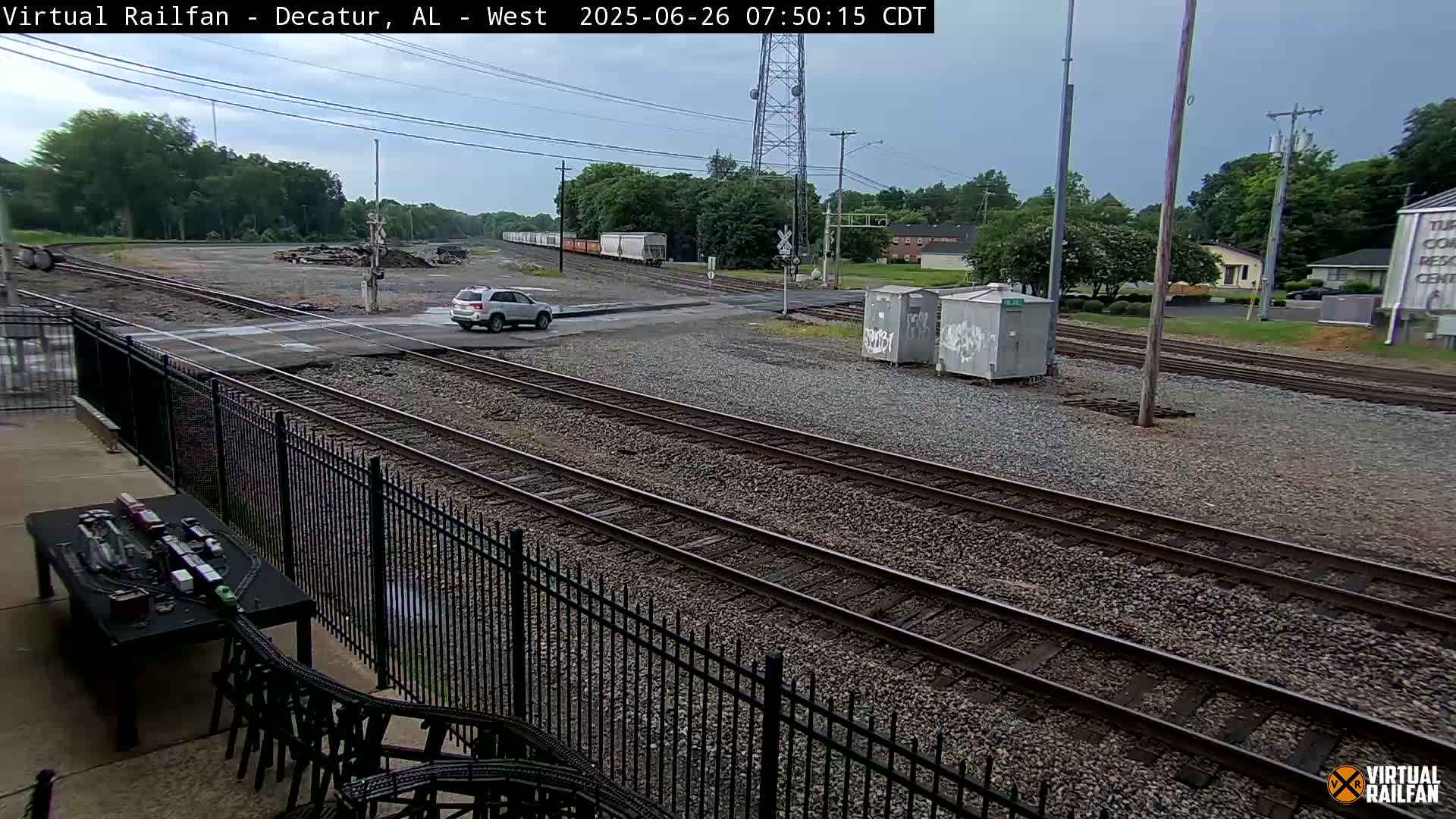 Decatur Nortfolk Southern Railway Depot Junction Live Cam - Decatur, Morgan, Alabama, USA