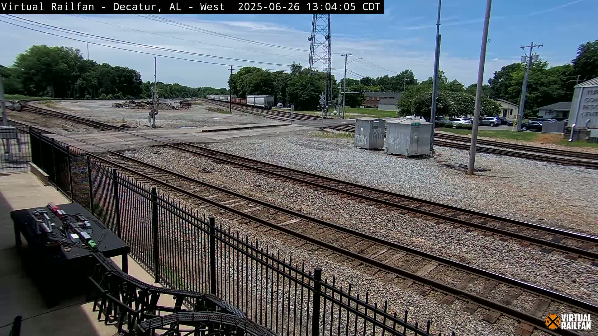 Decatur Nortfolk Southern Railway Depot Junction Live Cam - Decatur, Morgan, Alabama, USA