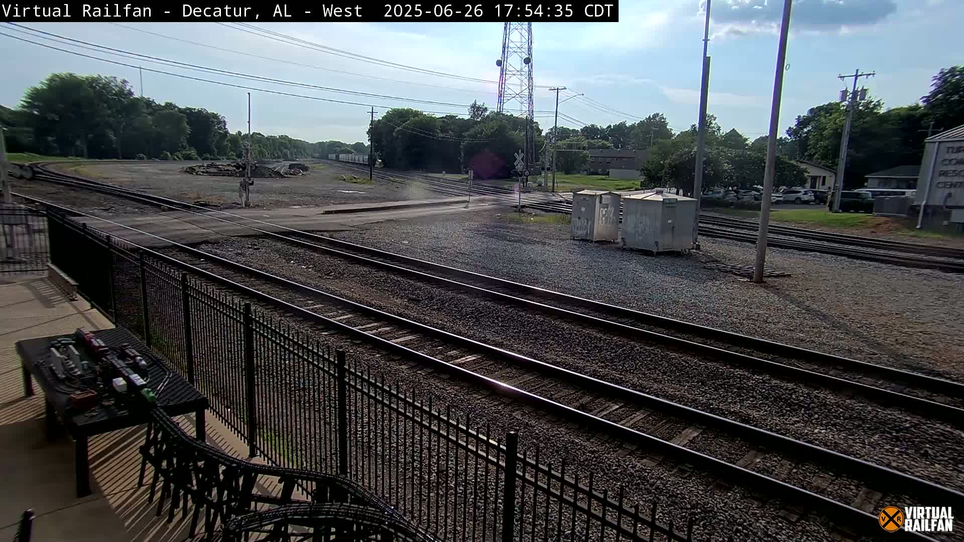 Decatur Nortfolk Southern Railway Depot Junction Live Cam - Decatur, Morgan, Alabama, USA