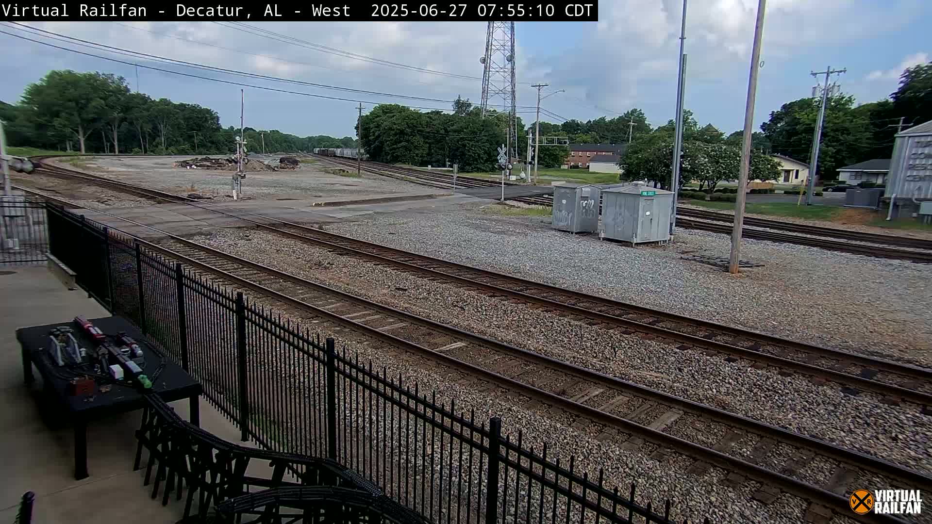 Decatur Nortfolk Southern Railway Depot Junction Live Cam - Decatur, Morgan, Alabama, USA