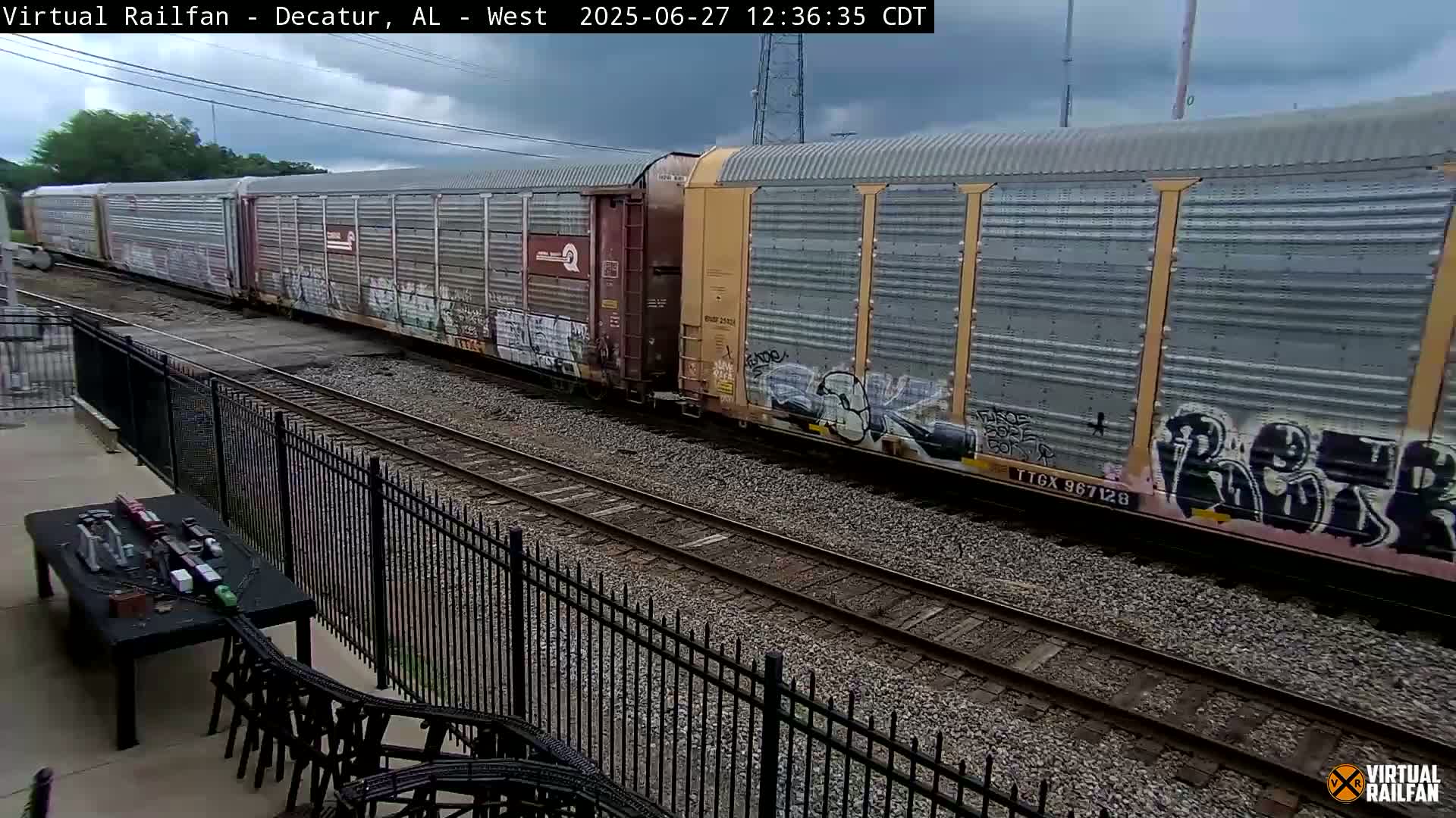 Decatur Nortfolk Southern Railway Depot Junction Live Cam - Decatur, Morgan, Alabama, USA