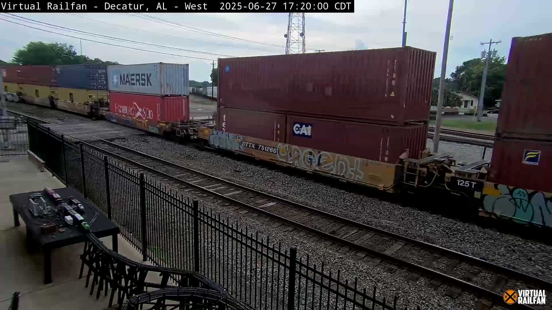 Decatur Nortfolk Southern Railway Depot Junction Live Cam - Decatur, Morgan, Alabama, USA
