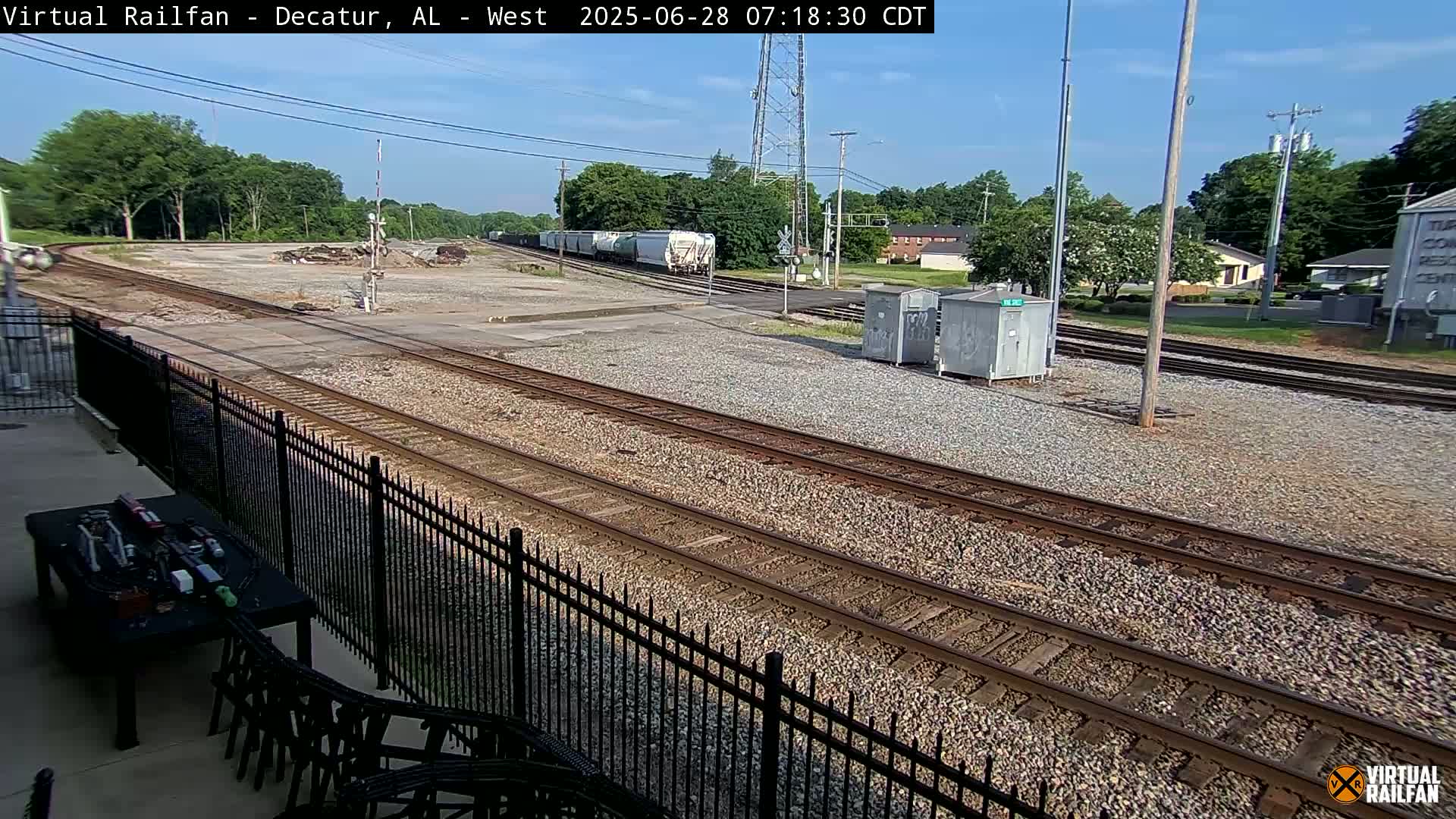 Decatur Nortfolk Southern Railway Depot Junction Live Cam - Decatur, Morgan, Alabama, USA