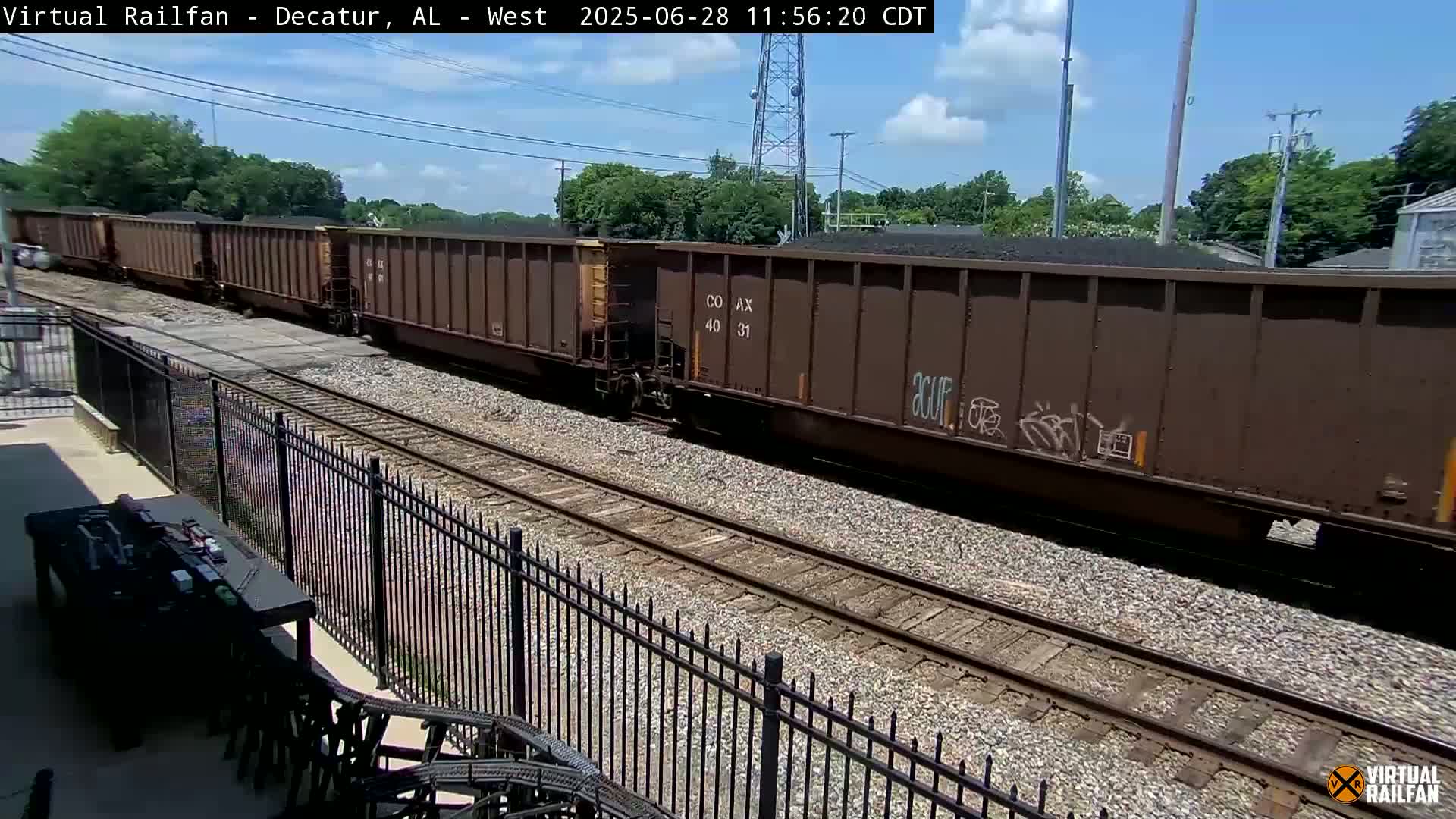 Decatur Nortfolk Southern Railway Depot Junction Live Cam - Decatur, Morgan, Alabama, USA