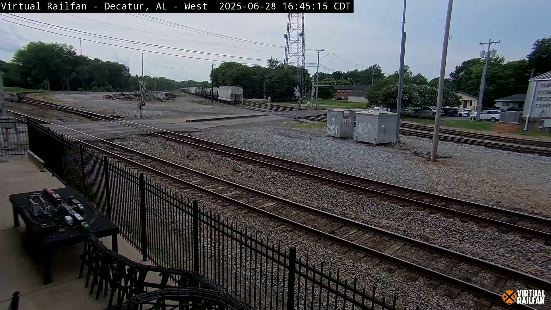 Decatur Nortfolk Southern Railway Depot Junction Live Cam - Decatur, Morgan, Alabama, USA
