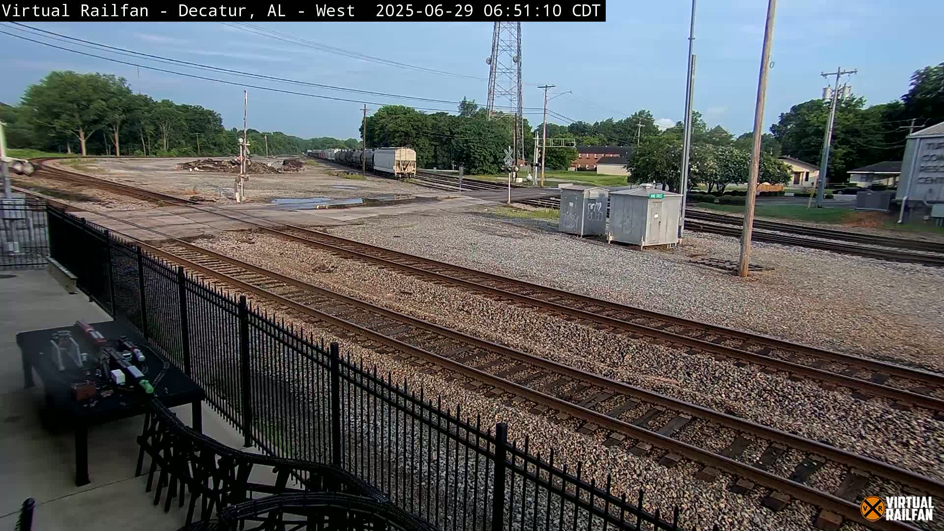 Decatur Nortfolk Southern Railway Depot Junction Live Cam - Decatur, Morgan, Alabama, USA