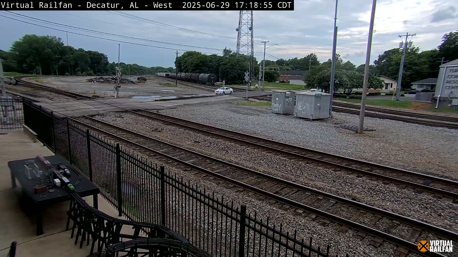 Decatur Nortfolk Southern Railway Depot Junction Live Cam - Decatur, Morgan, Alabama, USA