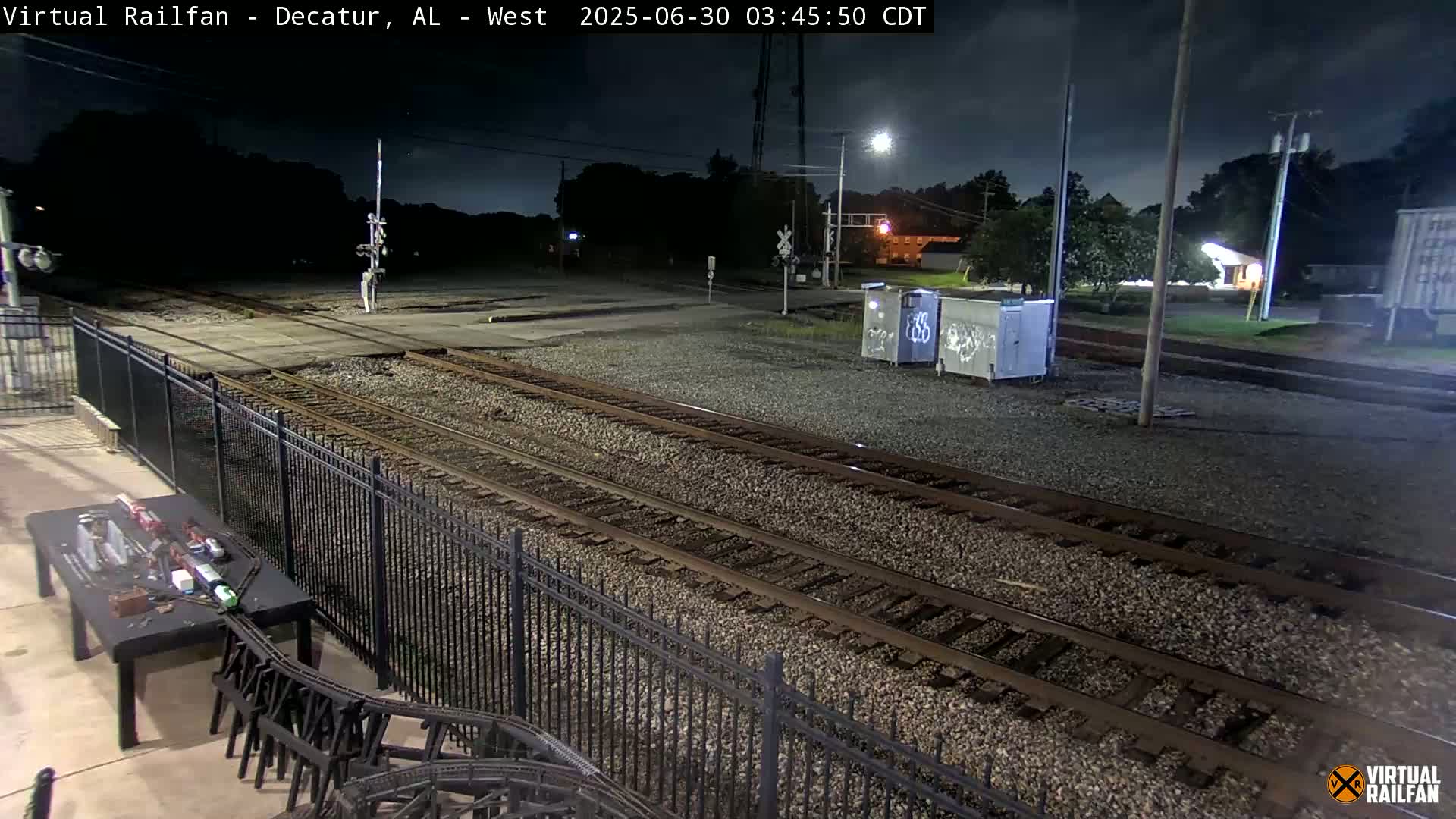 Decatur Nortfolk Southern Railway Depot Junction Live Cam - Decatur, Morgan, Alabama, USA
