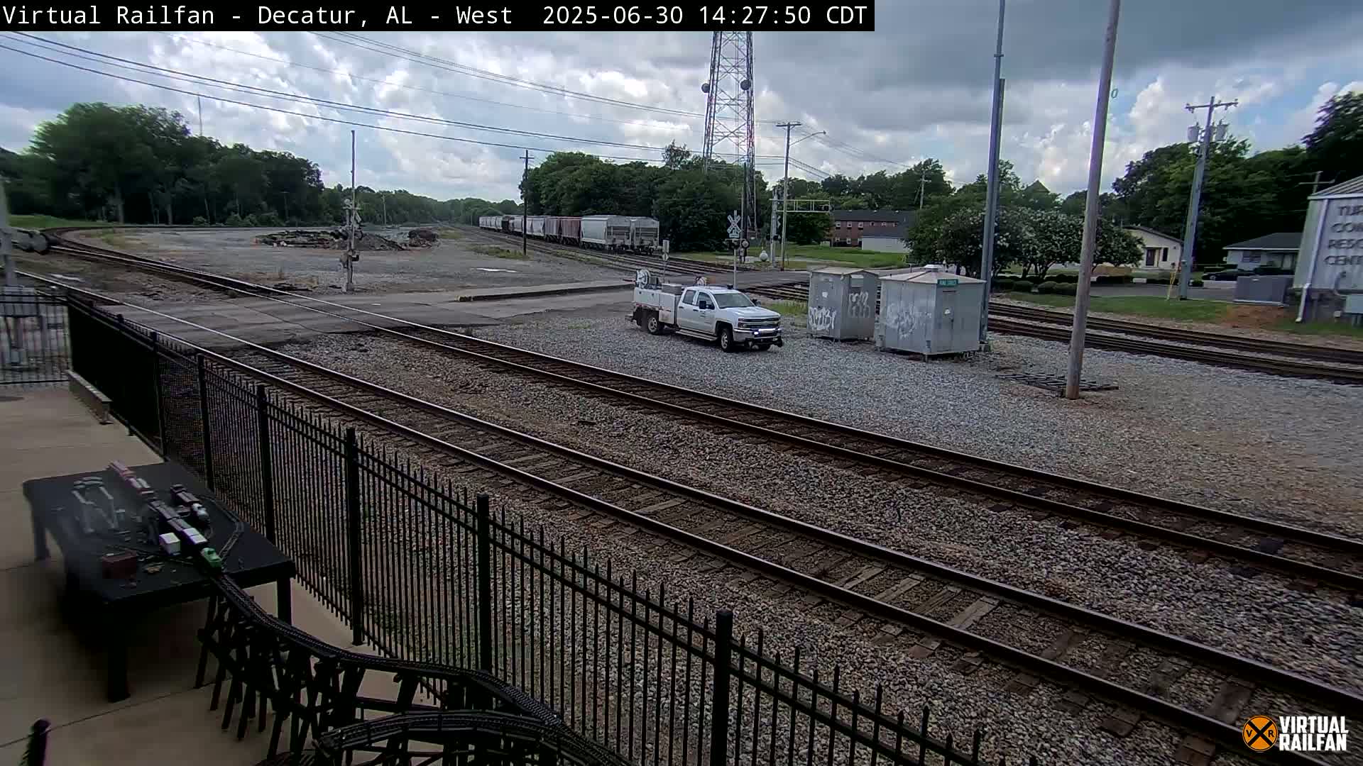 Decatur Nortfolk Southern Railway Depot Junction Live Cam - Decatur, Morgan, Alabama, USA