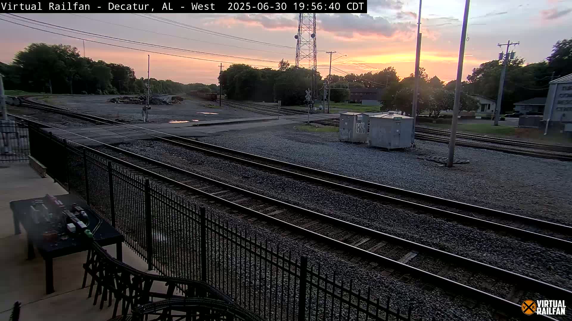 Decatur Nortfolk Southern Railway Depot Junction Live Cam - Decatur, Morgan, Alabama, USA