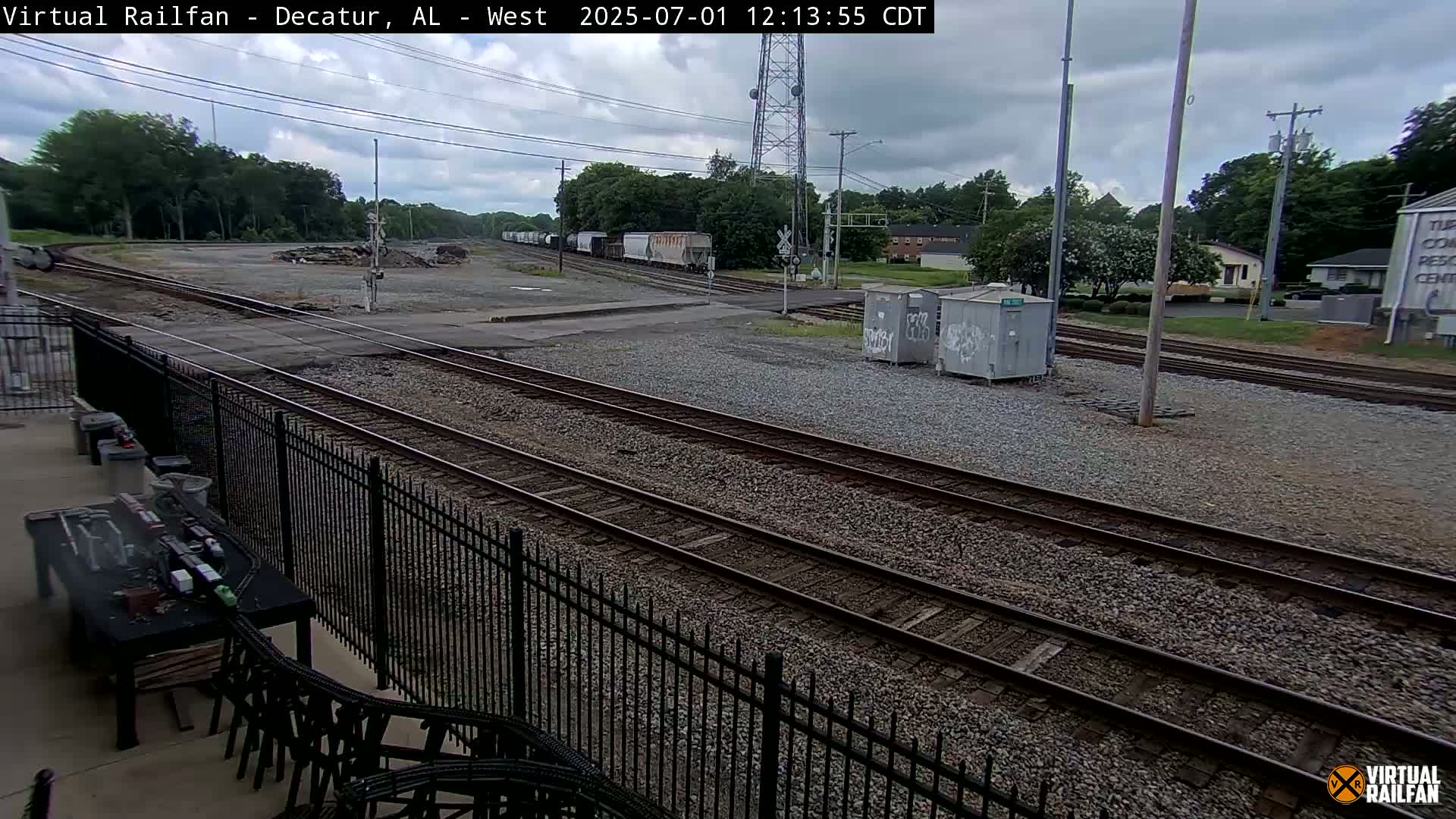 Decatur Nortfolk Southern Railway Depot Junction Live Cam - Decatur, Morgan, Alabama, USA