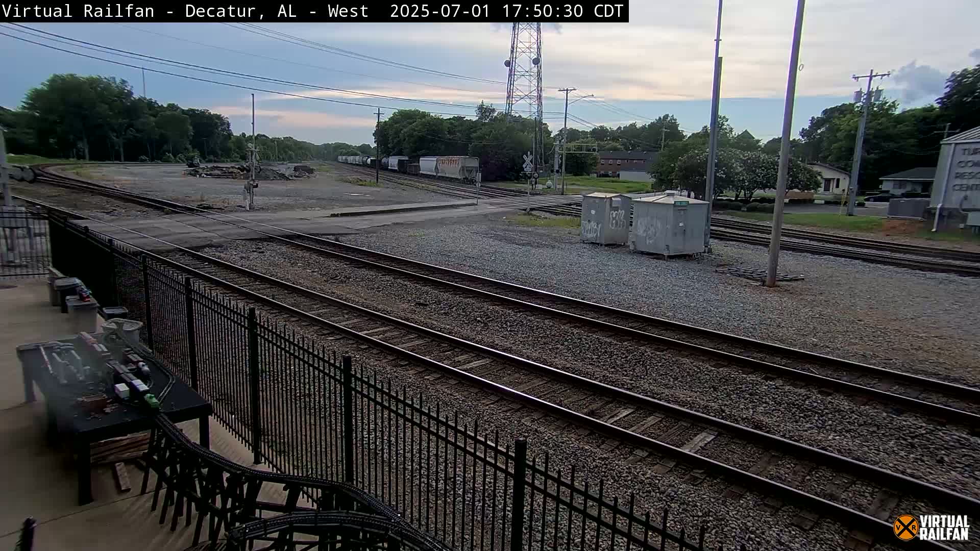 Decatur Nortfolk Southern Railway Depot Junction Live Cam - Decatur, Morgan, Alabama, USA