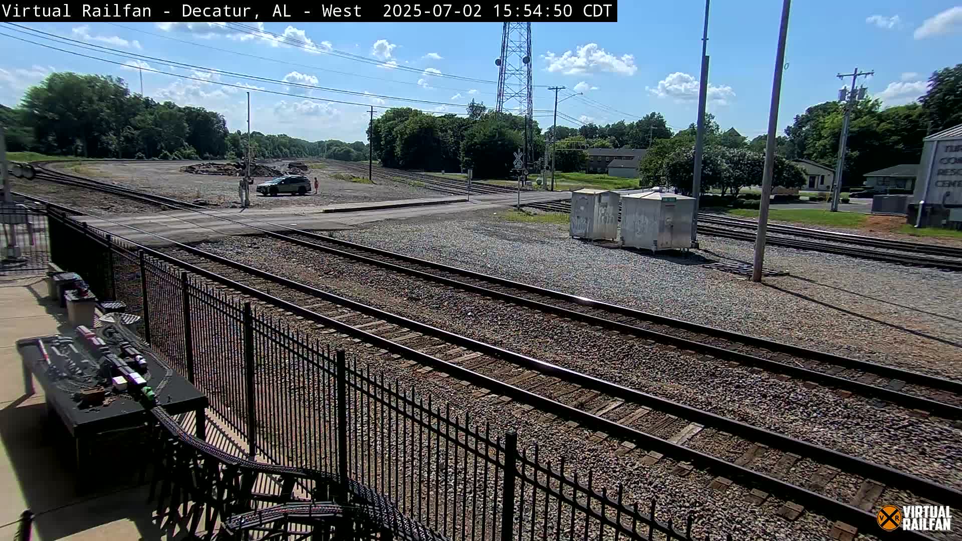 Decatur Nortfolk Southern Railway Depot Junction Live Cam - Decatur, Morgan, Alabama, USA