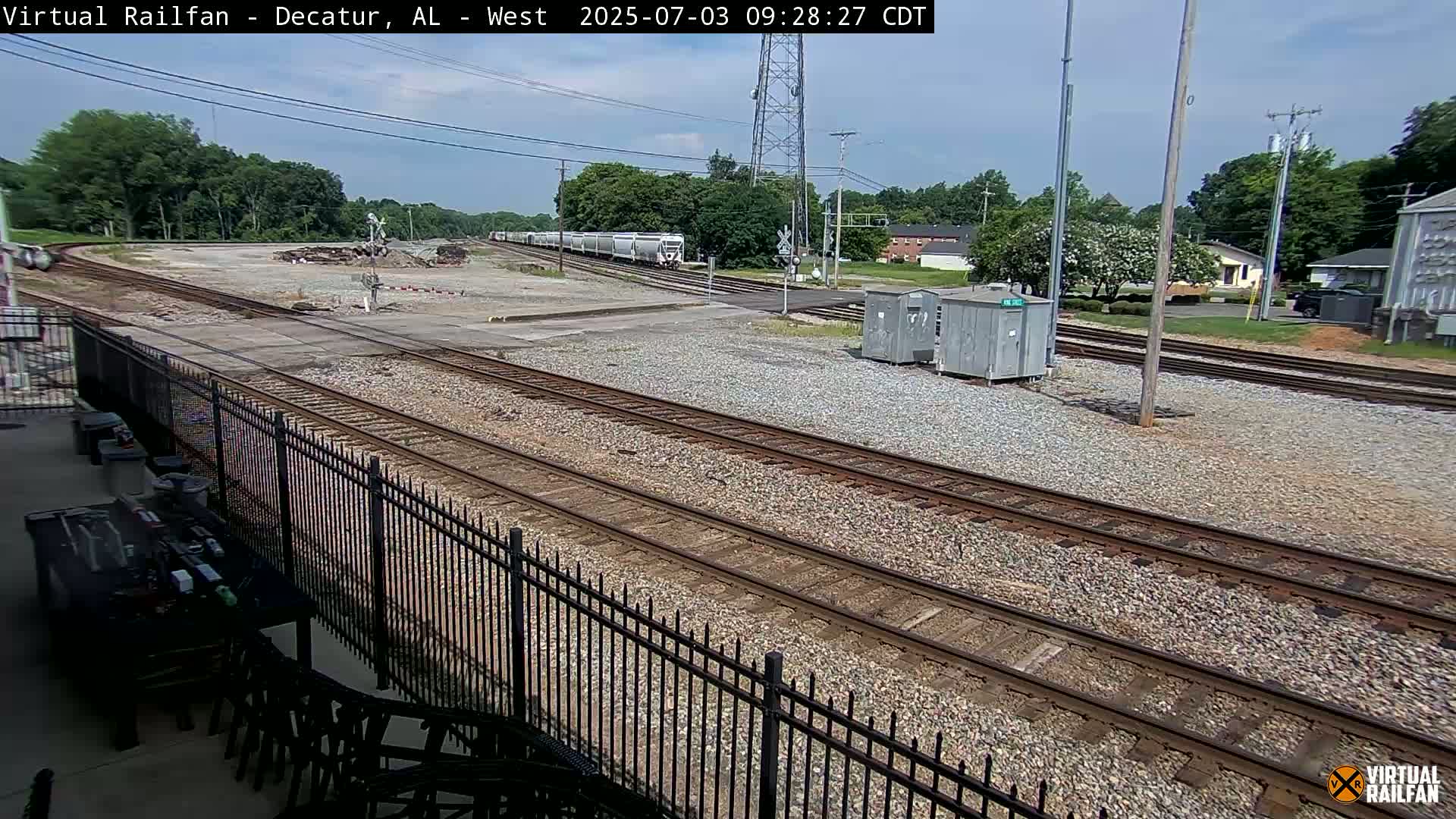 Decatur Nortfolk Southern Railway Depot Junction Live Cam - Decatur, Morgan, Alabama, USA