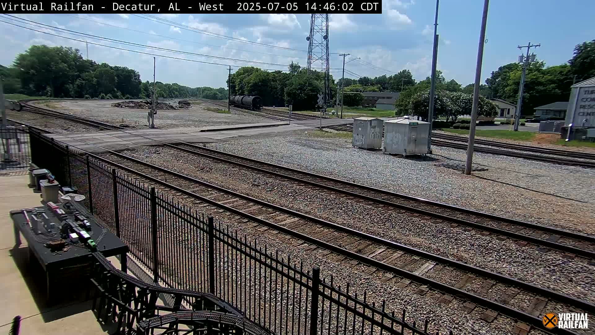 Decatur Nortfolk Southern Railway Depot Junction Live Cam - Decatur, Morgan, Alabama, USA