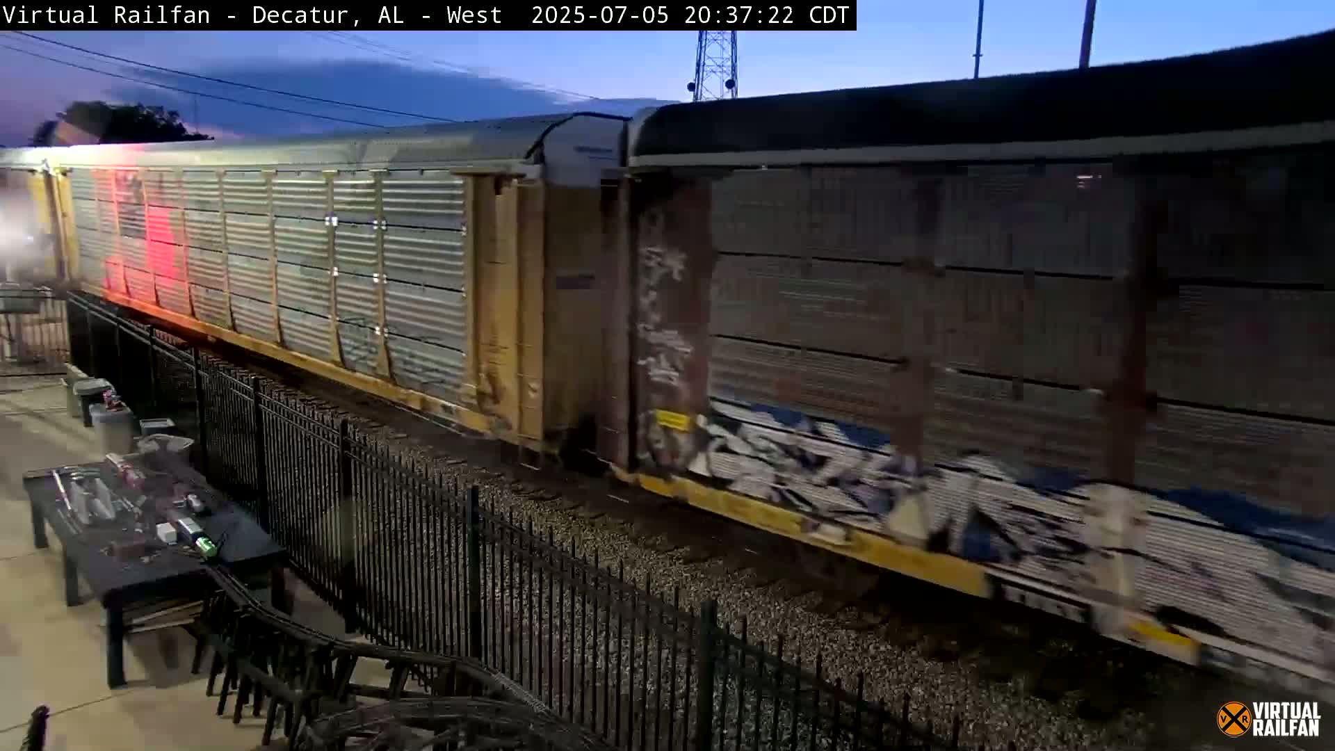 Decatur Nortfolk Southern Railway Depot Junction Live Cam - Decatur, Morgan, Alabama, USA