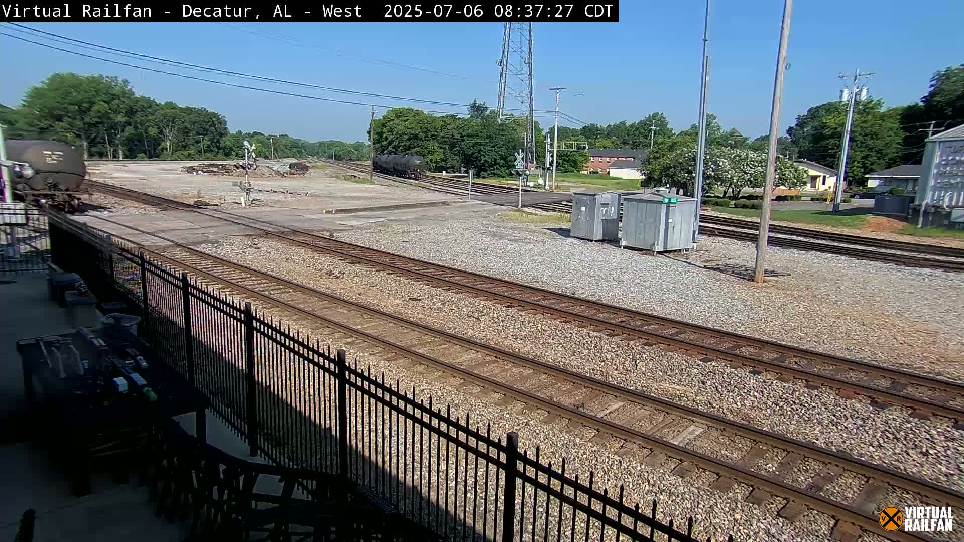 Decatur Nortfolk Southern Railway Depot Junction Live Cam - Decatur, Morgan, Alabama, USA