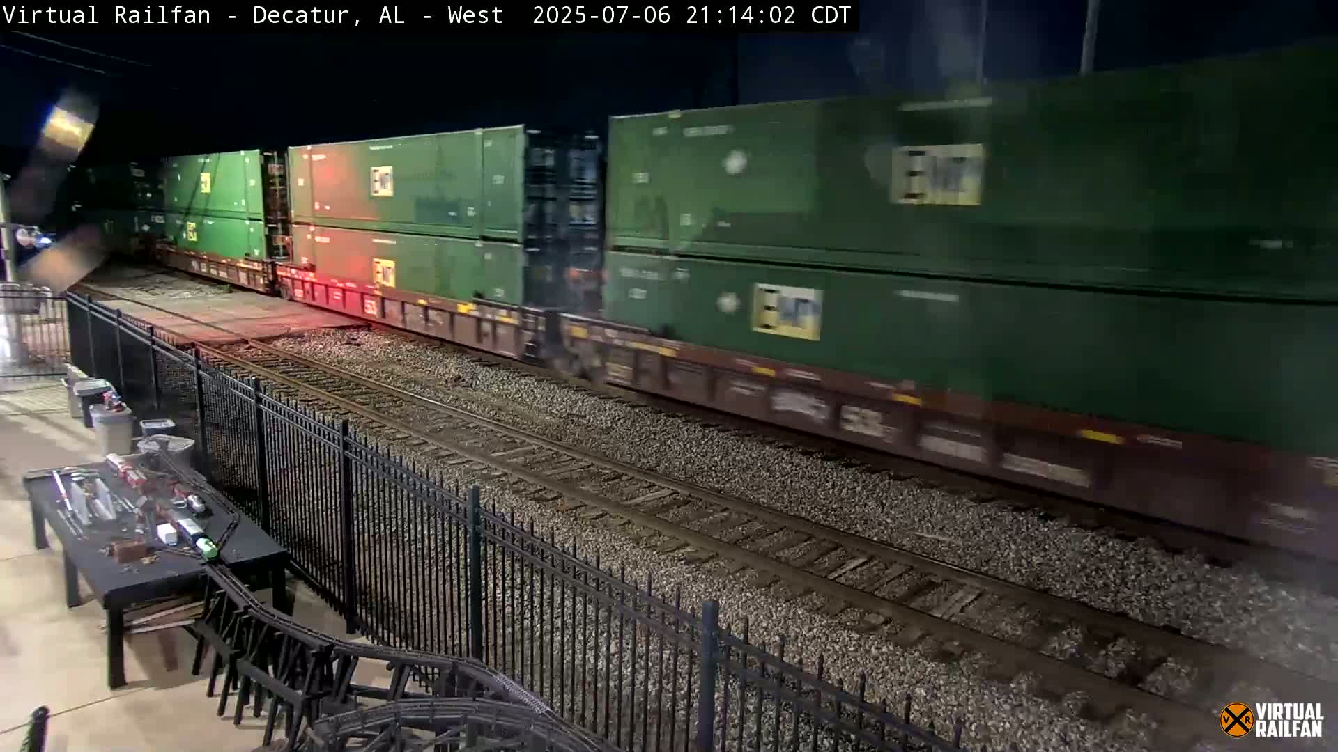 Decatur Nortfolk Southern Railway Depot Junction Live Cam - Decatur, Morgan, Alabama, USA