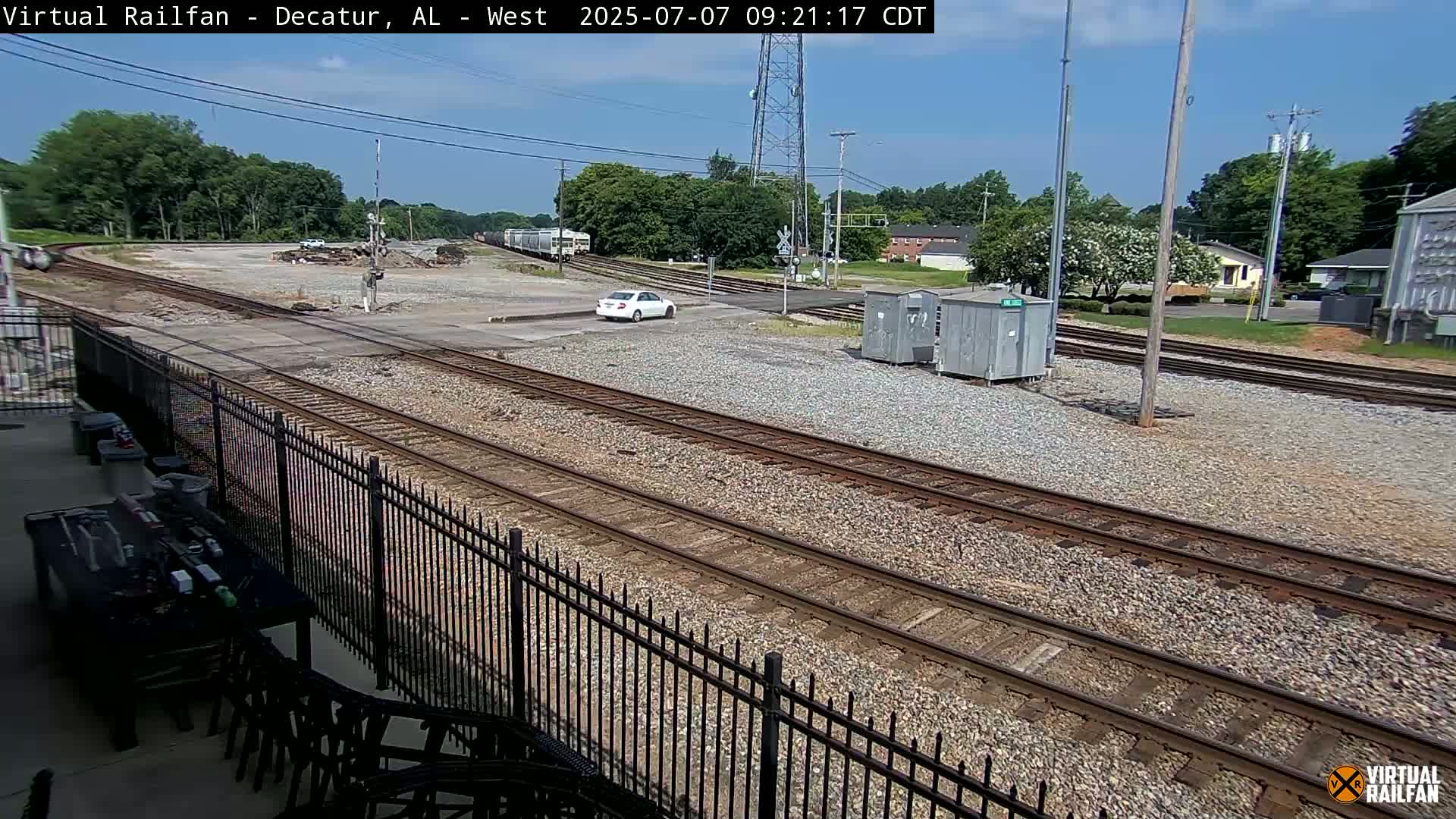 Decatur Nortfolk Southern Railway Depot Junction Live Cam - Decatur, Morgan, Alabama, USA