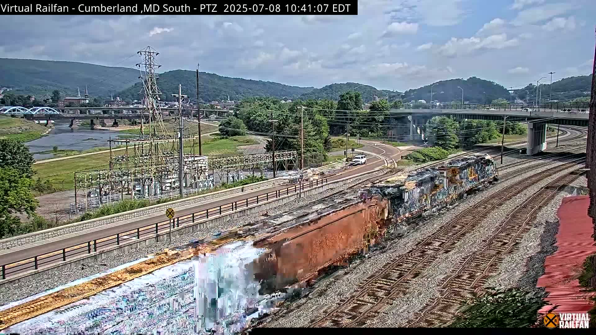Decatur Nortfolk Southern Railway Depot Junction Live Cam - Decatur, Morgan, Alabama, USA