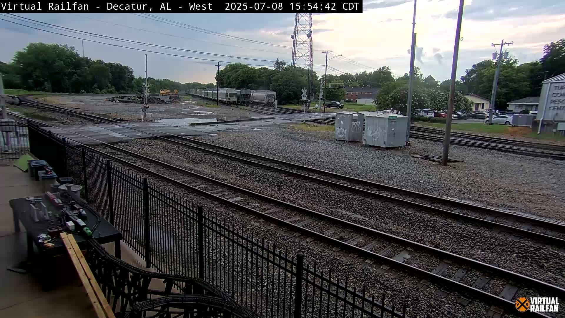 Decatur Nortfolk Southern Railway Depot Junction Live Cam - Decatur, Morgan, Alabama, USA