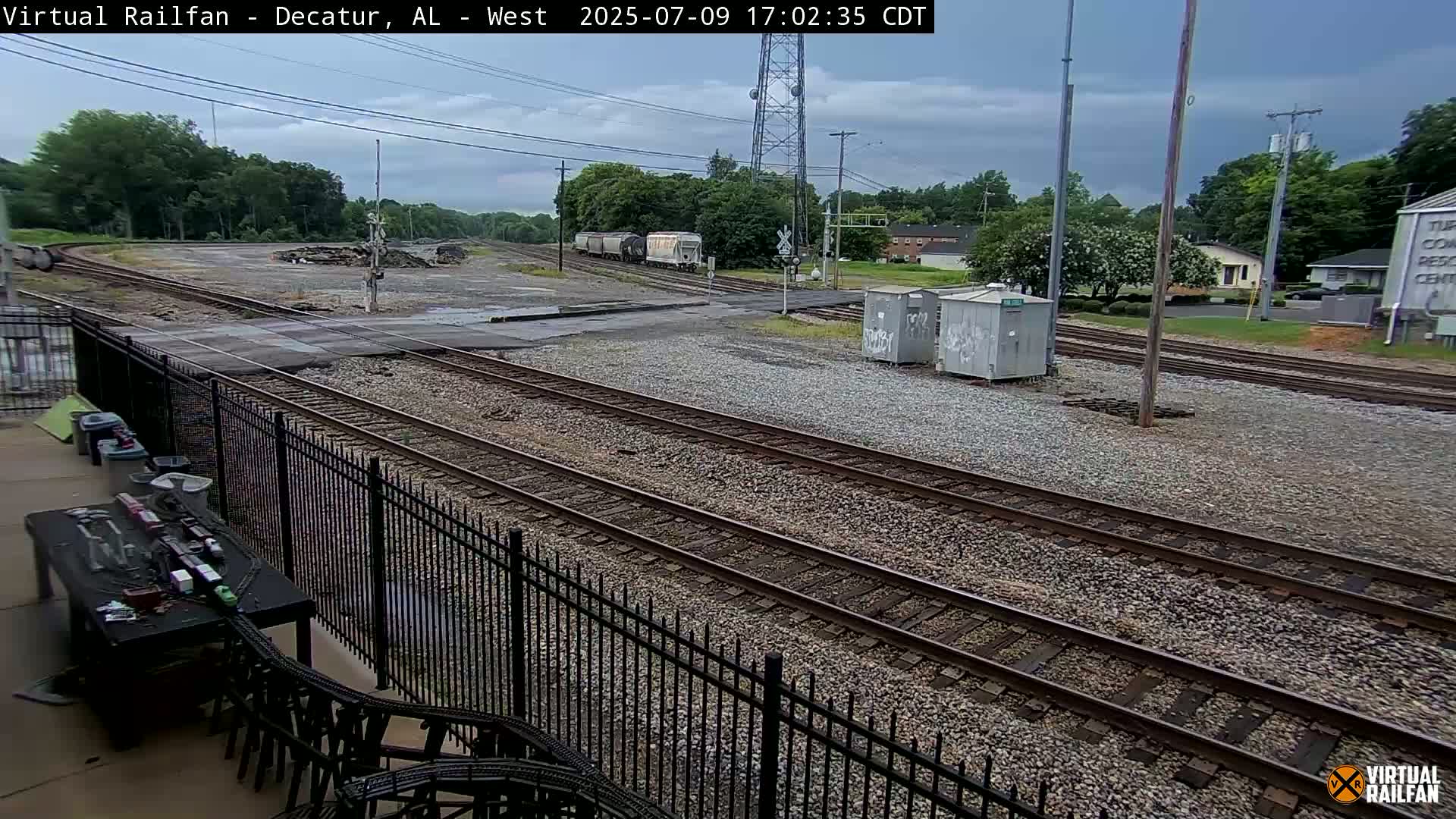 Decatur Nortfolk Southern Railway Depot Junction Live Cam - Decatur, Morgan, Alabama, USA