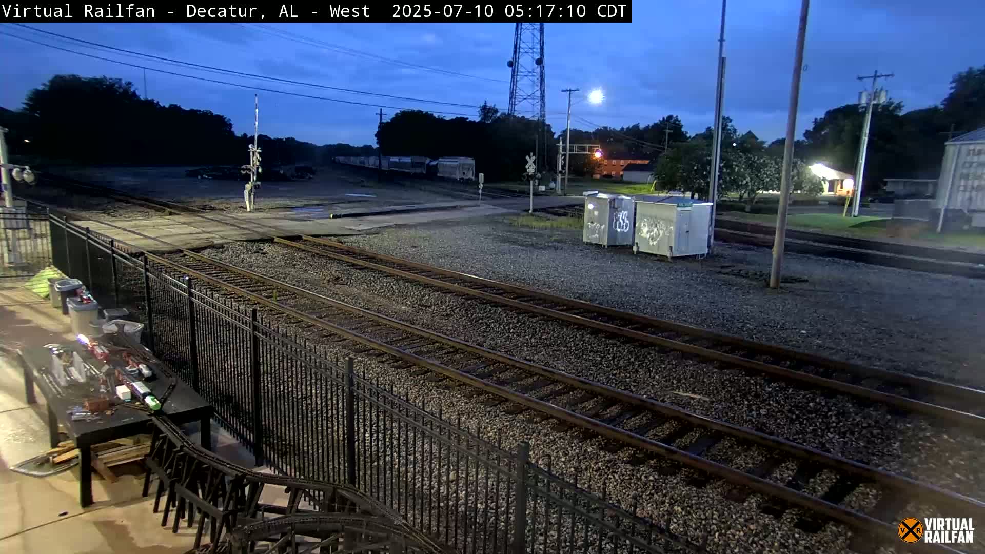 Decatur Nortfolk Southern Railway Depot Junction Live Cam - Decatur, Morgan, Alabama, USA