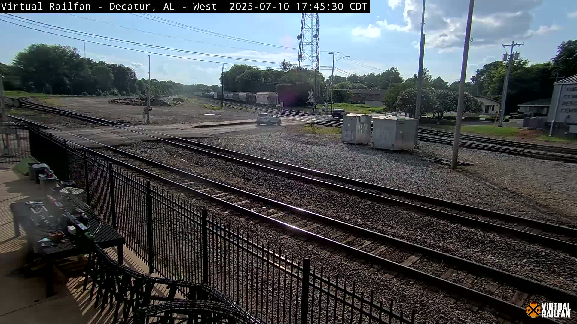 Decatur Nortfolk Southern Railway Depot Junction Live Cam - Decatur, Morgan, Alabama, USA