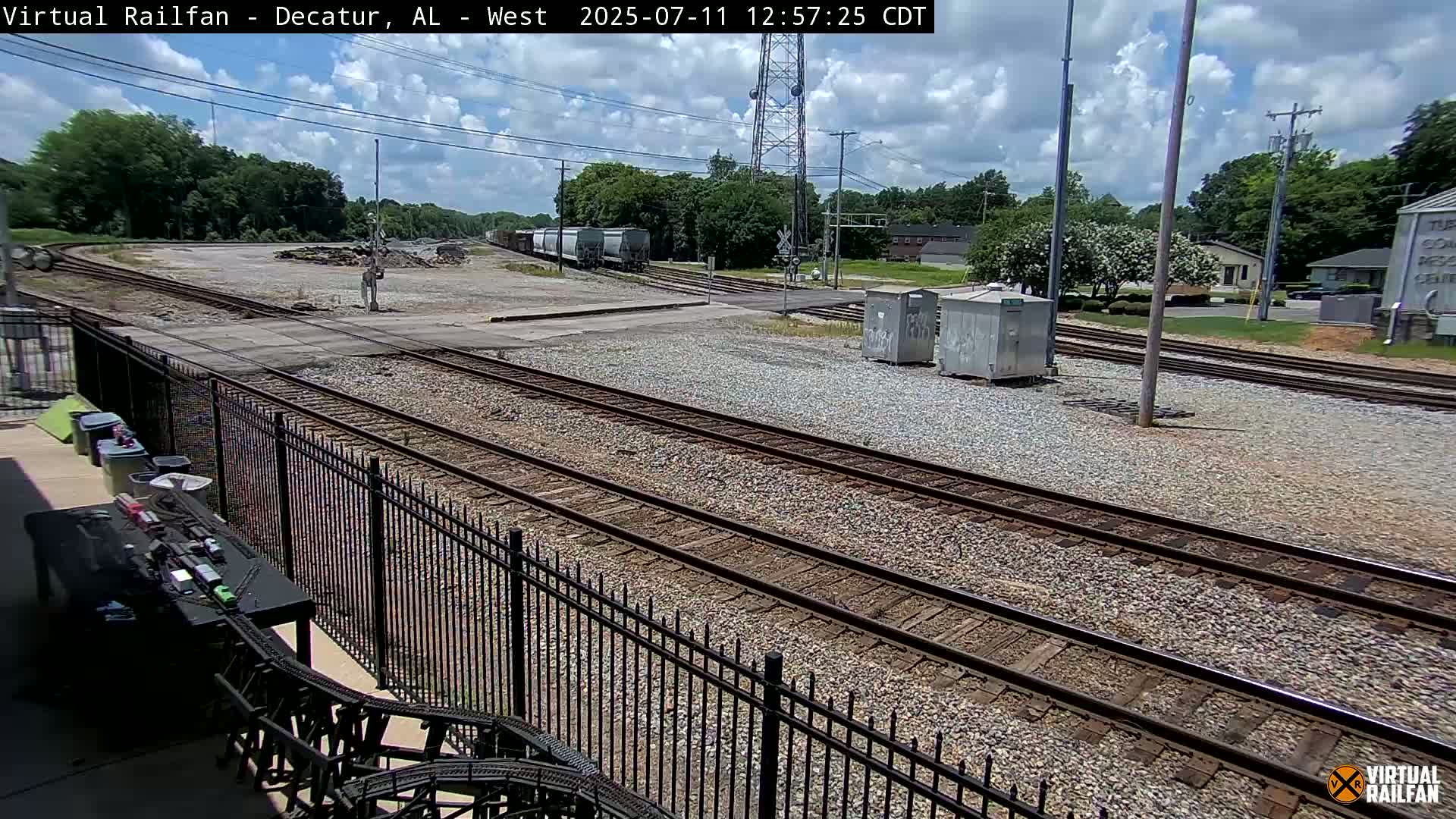 Decatur Nortfolk Southern Railway Depot Junction Live Cam - Decatur, Morgan, Alabama, USA