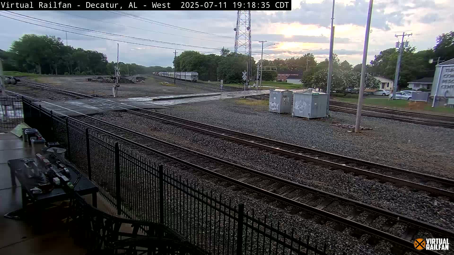 Decatur Nortfolk Southern Railway Depot Junction Live Cam - Decatur, Morgan, Alabama, USA