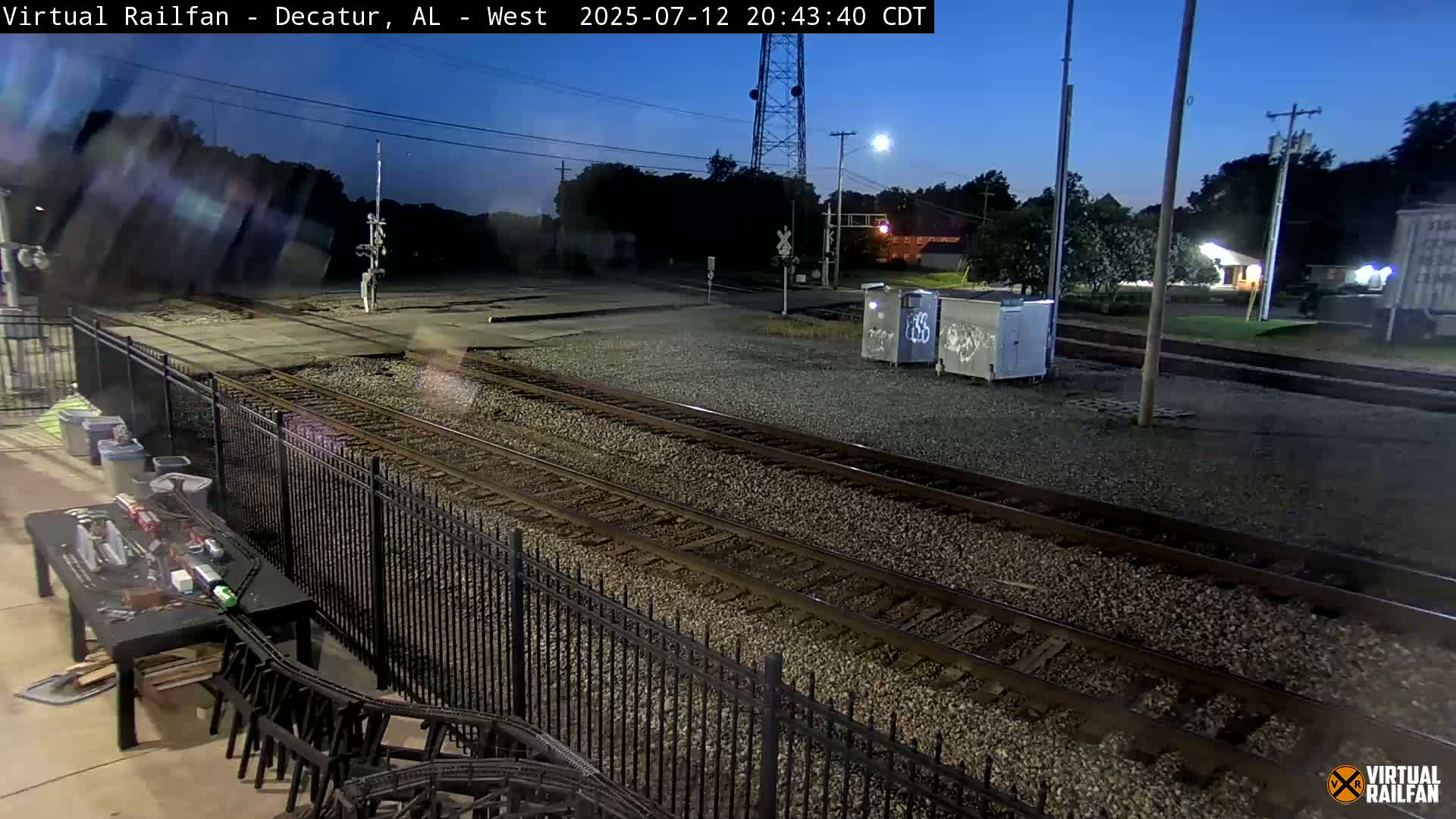 Decatur Nortfolk Southern Railway Depot Junction Live Cam - Decatur, Morgan, Alabama, USA