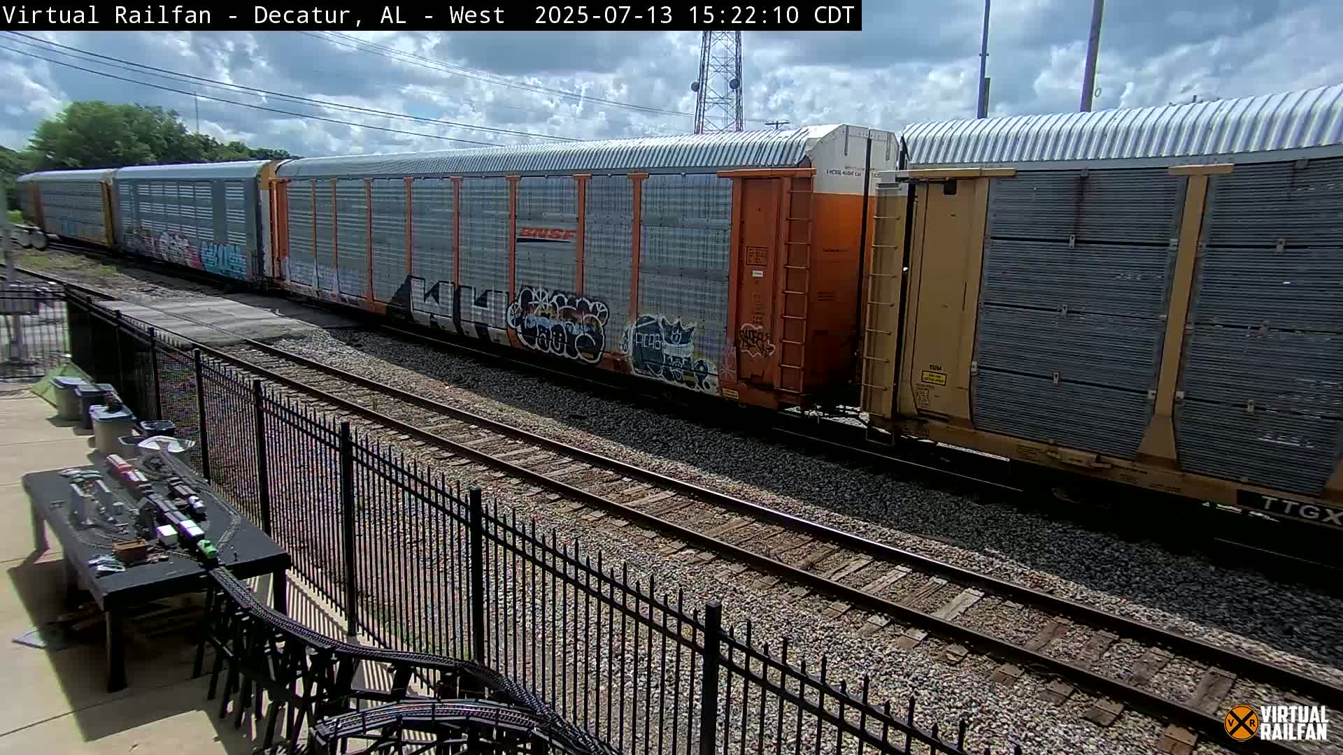 Decatur Nortfolk Southern Railway Depot Junction Live Cam - Decatur, Morgan, Alabama, USA