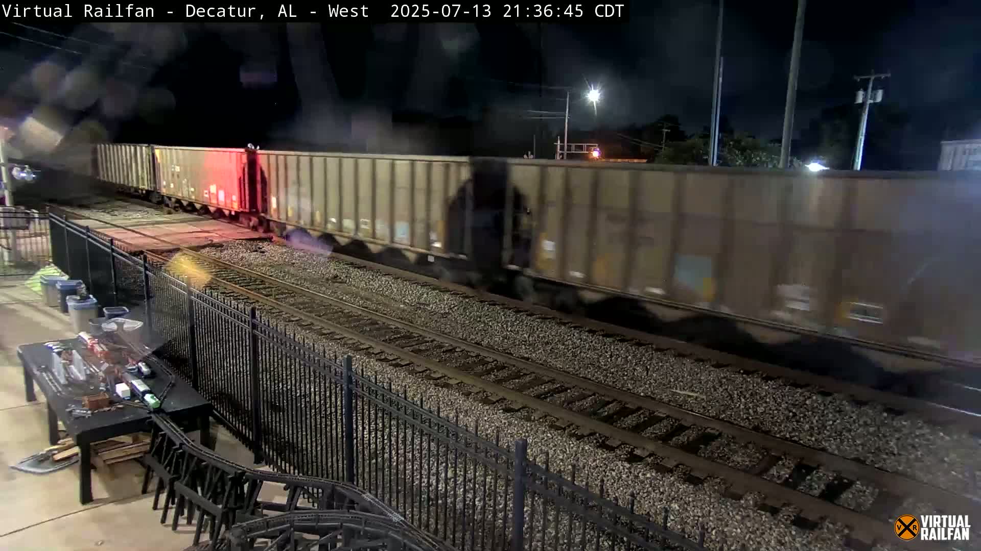 Decatur Nortfolk Southern Railway Depot Junction Live Cam - Decatur, Morgan, Alabama, USA
